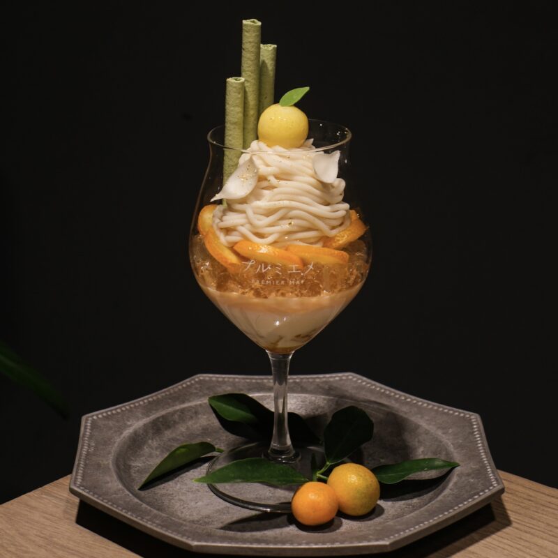 【1月限定】百合根と和柑橘の新春パフェ